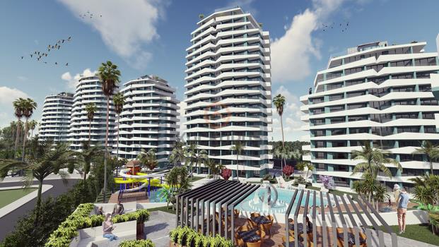 İskele Long Beach'te 4 Mevsim Tatilin Yaşandığı Lüks Satılık Daireler