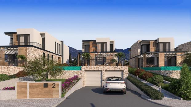 Satılık 456m² Lüks Villa Girne Ozanköy'de - Doğayla İç İçe Modern Yaşam Fırsatı