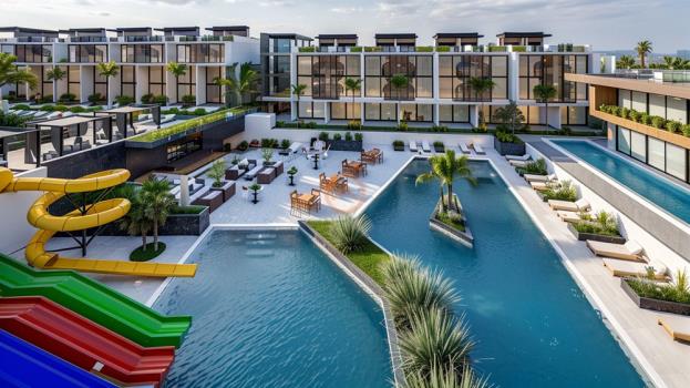 İskele'nin Yatırım Kenti Long Beach'te Otel Konseptli Lüks Satılık Daireler