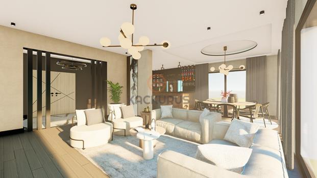 360 Derece Manzaralı Satılık Penthouse Daire İskele'de