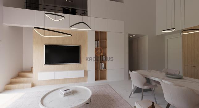 Kuzey Kıbrıs İskele’de Modern Mimarili 2+1 Dubleks Satılık Daireler