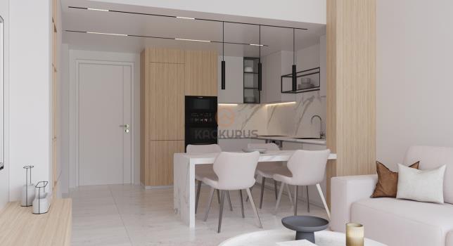 Kuzey Kıbrıs İskele’de Modern Mimarili 1+1 Satılık Daireler